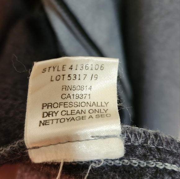 Theory Gray Zip Up Medium - Picture 2 of 6